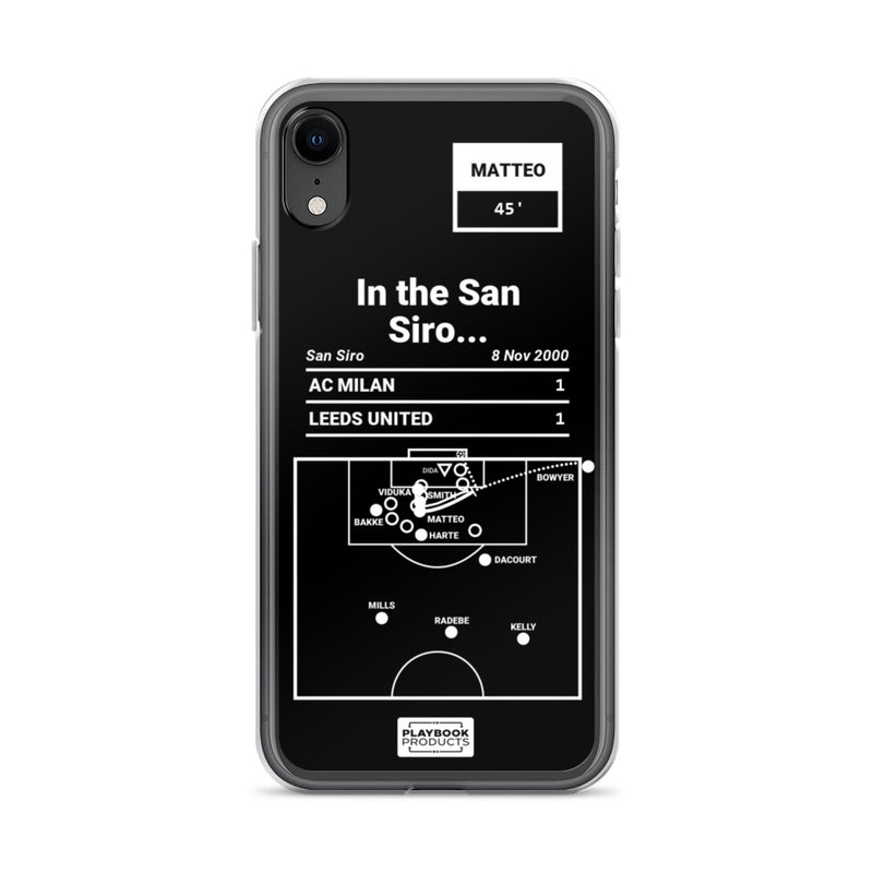 Greatest Leeds United Plays iPhone Case: In the San Siro... (2000)