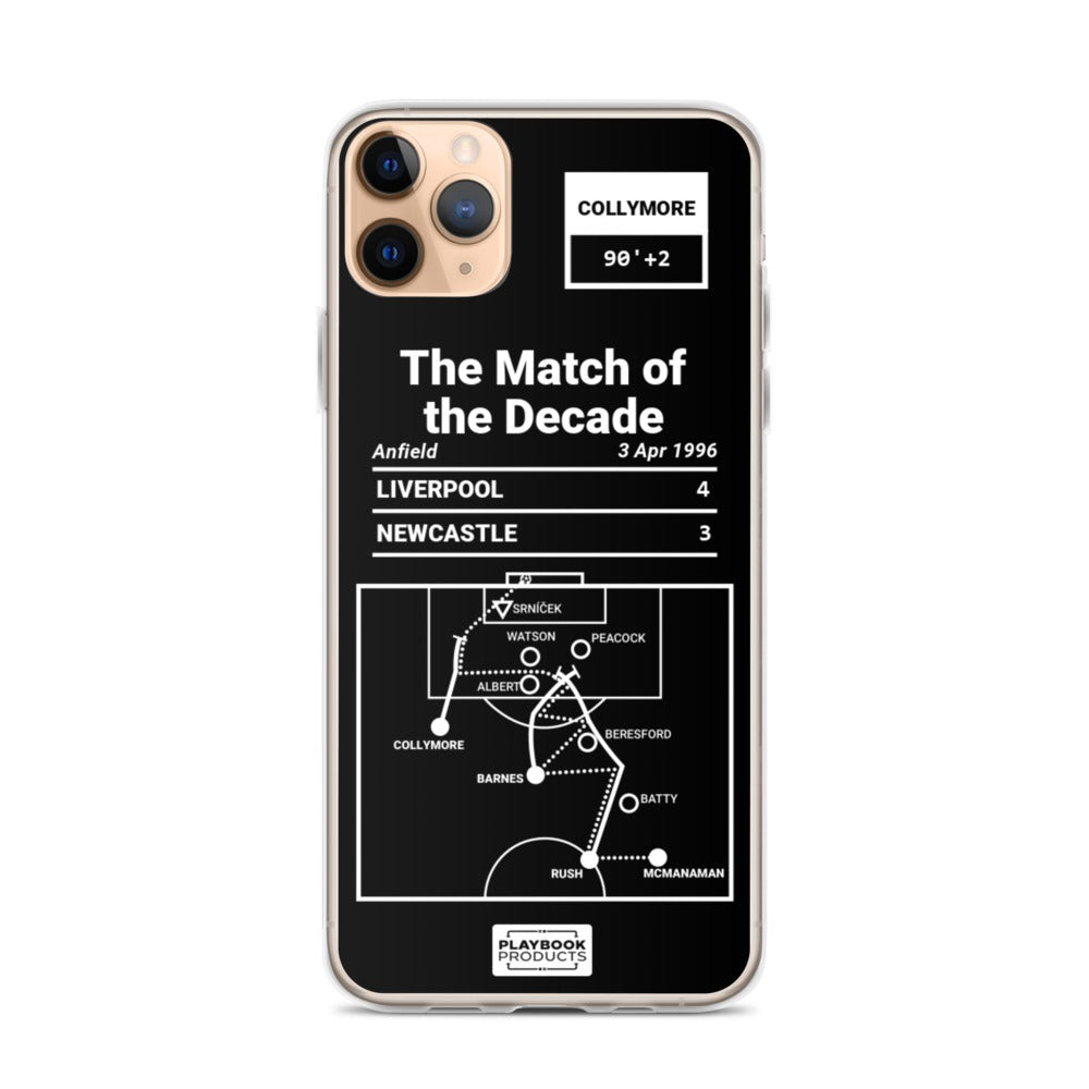 Liverpool Greatest Goals iPhone Case: The Match of the Decade (1996)