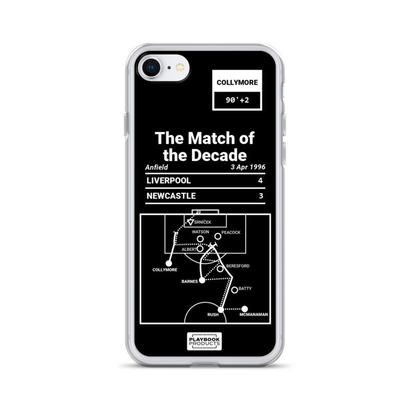 Greatest Liverpool Plays iPhone Case: The Match of the Decade (1996)