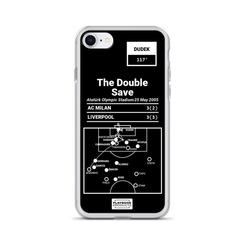 Greatest Liverpool Plays iPhone Case: The Double Save (2005)