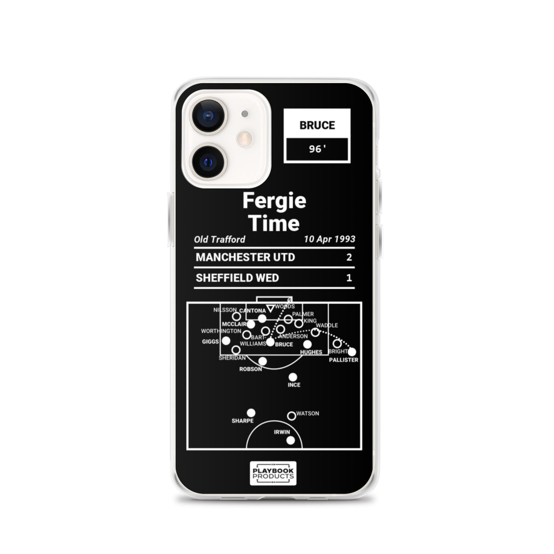 Manchester United Greatest Goals iPhone Case: Fergie Time (1993)