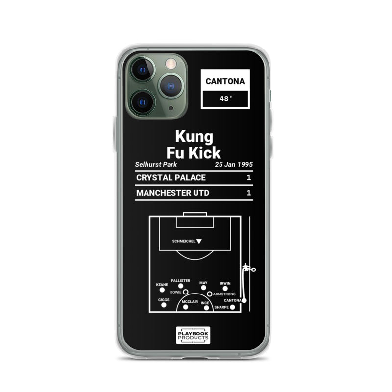Oddest Manchester United Plays iPhone Case: Kung Fu Kick (1995)
