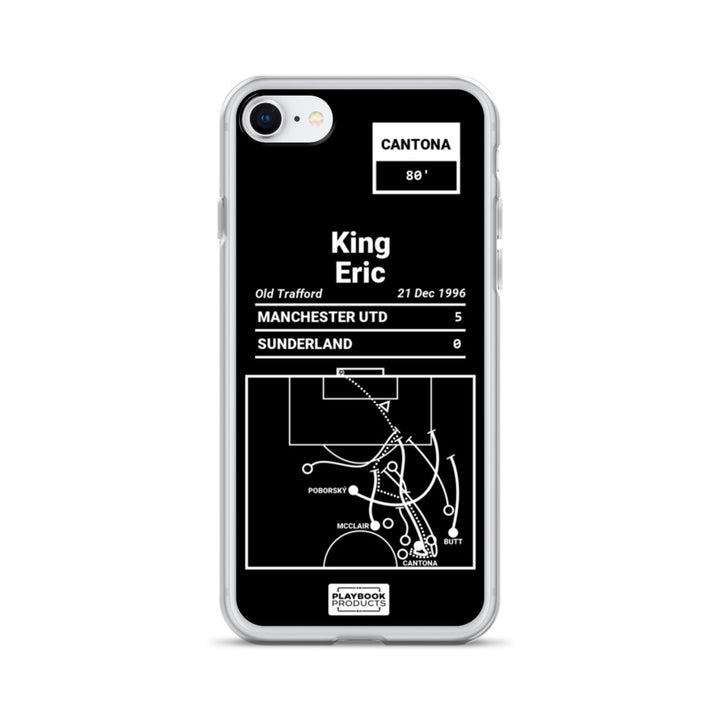 Manchester United Greatest Goals iPhone Case: King Eric (1996)