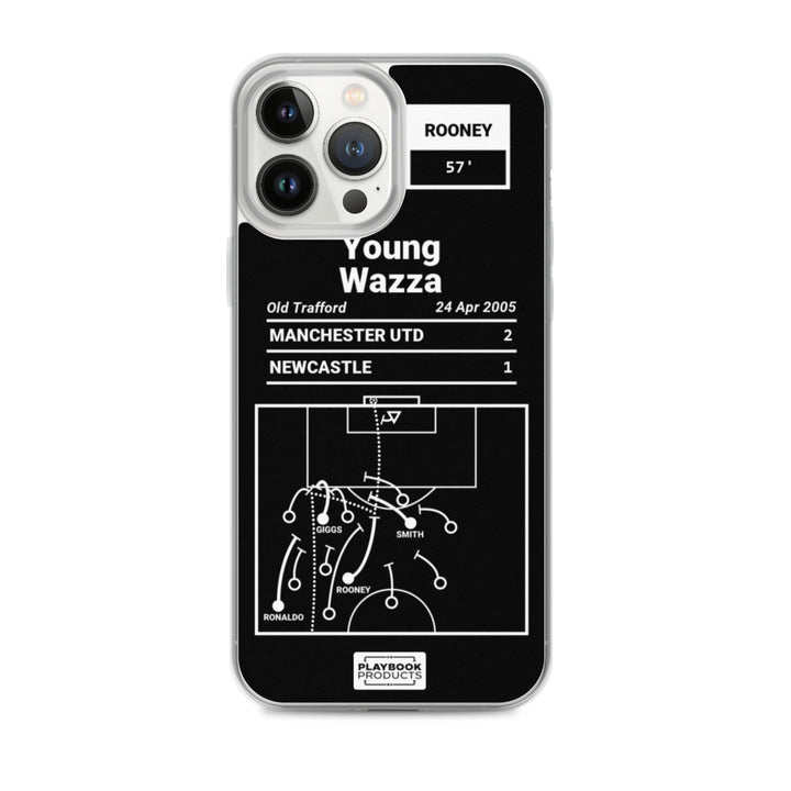 Manchester United Greatest Goals iPhone Case: Young Wazza (2005)