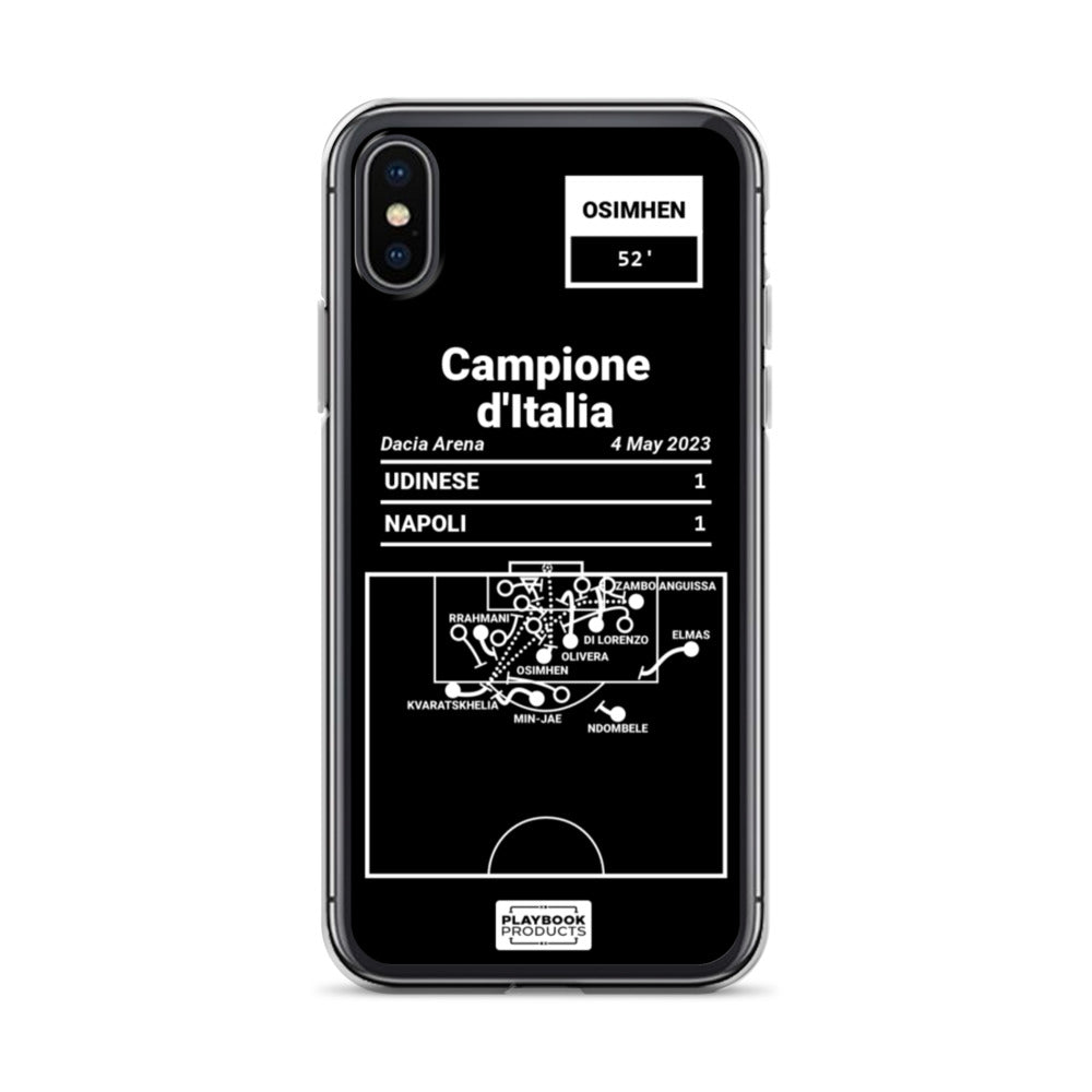 Napoli Greatest Goals iPhone Case: Campione d'Italia (2023)