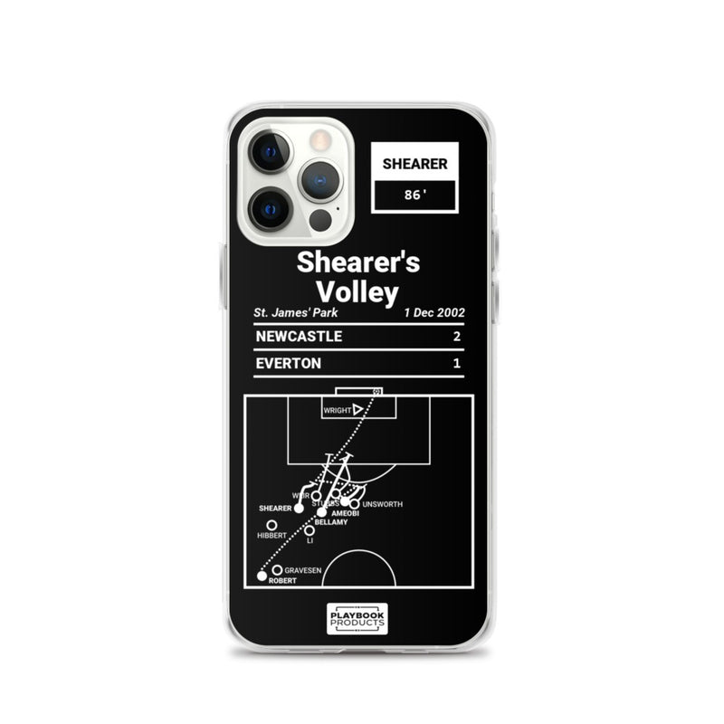 Greatest Newcastle Plays iPhone Case: Shearer&