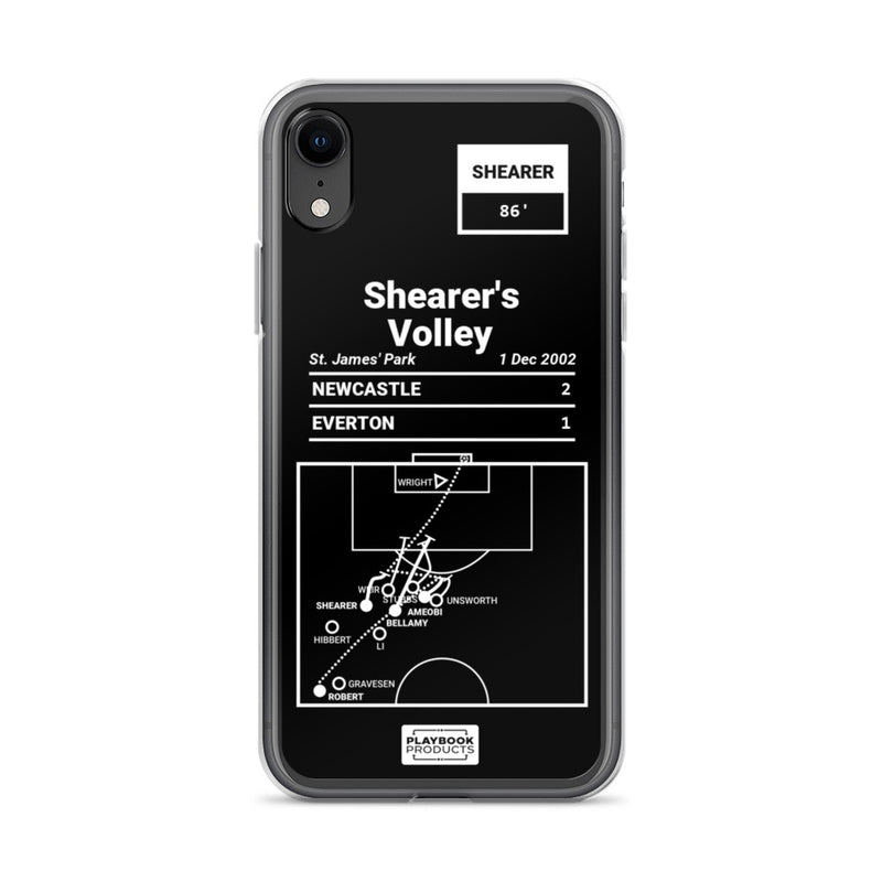 Greatest Newcastle Plays iPhone Case: Shearer&