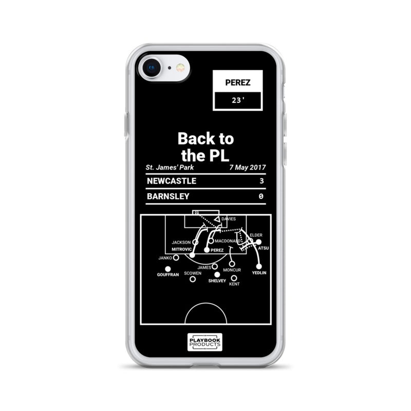 Greatest Newcastle Plays iPhone Case: Back to the PL (2017)