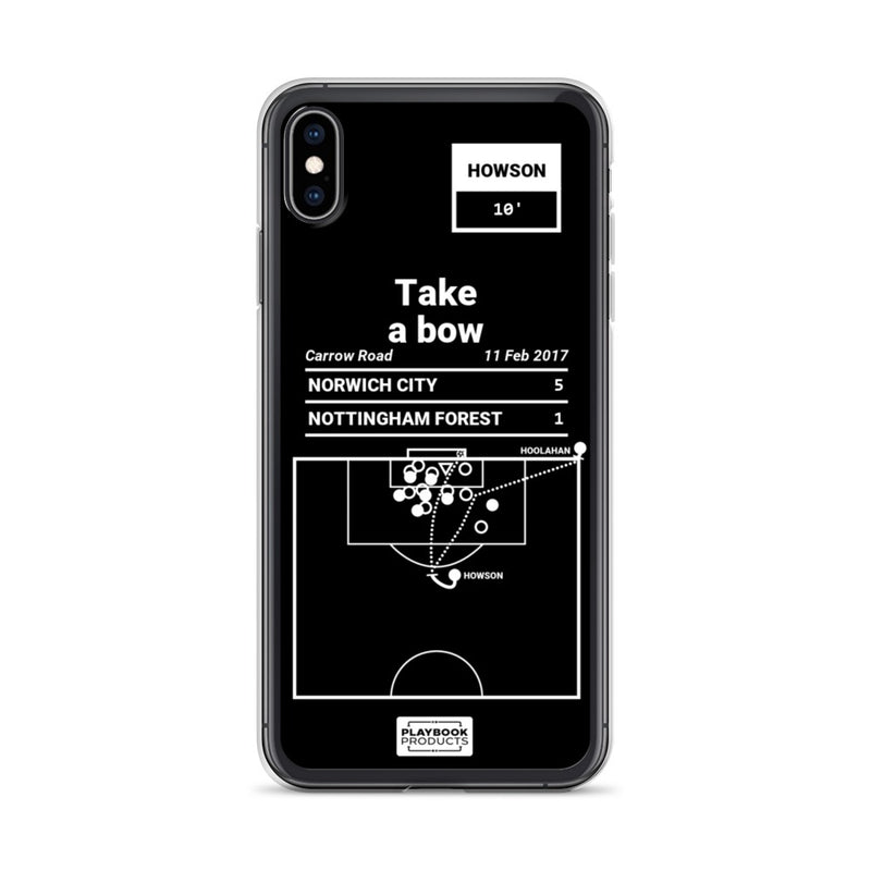 Greatest Norwich City Plays iPhone Case: Take a bow (2017)