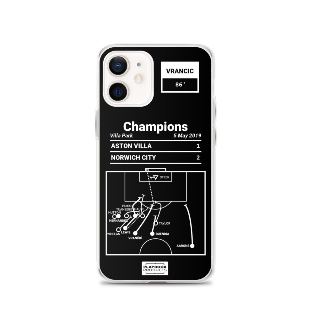 Norwich City Greatest Goals iPhone Case: Champions (2019)