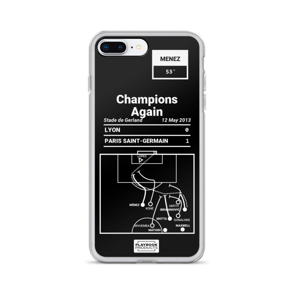 Paris Saint-Germain Greatest Goals iPhone Case: Champions Again (2013)