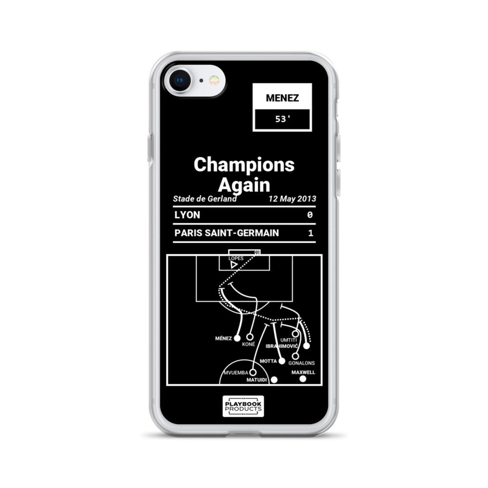 Paris Saint-Germain Greatest Goals iPhone Case: Champions Again (2013)