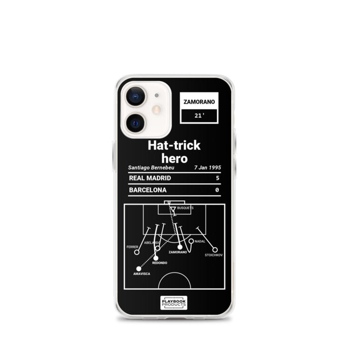 Real Madrid Greatest Goals iPhone Case: Hat-trick hero (1995)