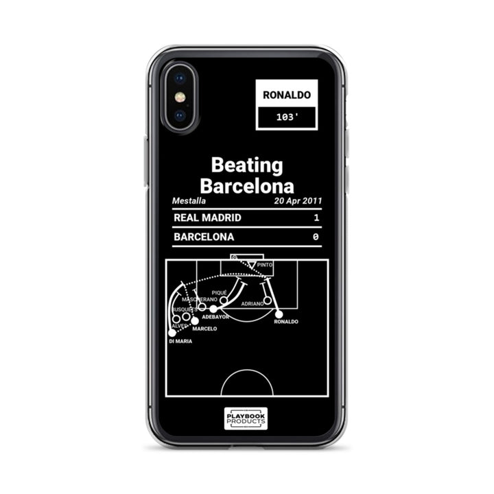 Real Madrid Greatest Goals iPhone Case: Beating Barcelona (2011)