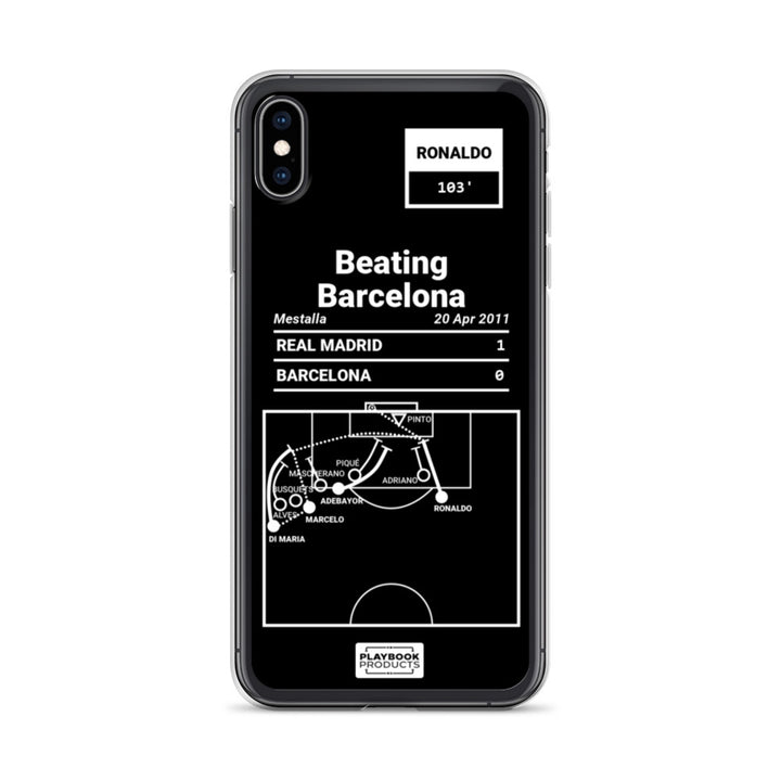 Real Madrid Greatest Goals iPhone Case: Beating Barcelona (2011)