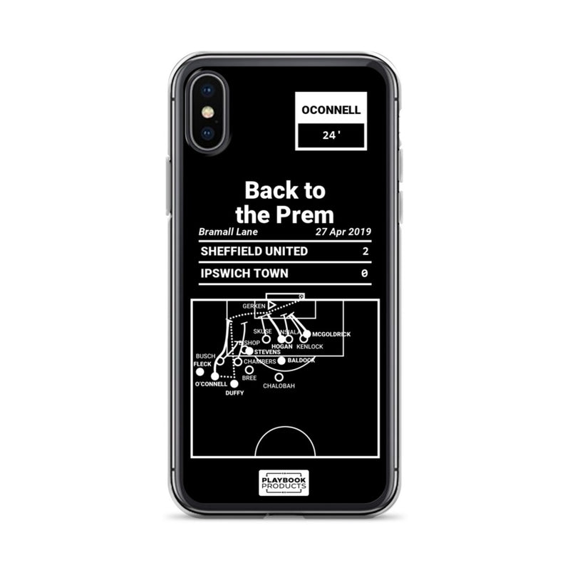 Greatest Sheffield United Plays iPhone Case: Back to the Prem (2019)