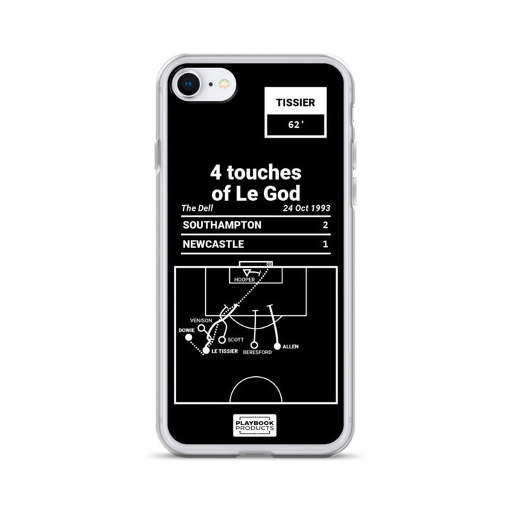 Southampton Greatest Goals iPhone Case: 4 touches of Le God (1993)