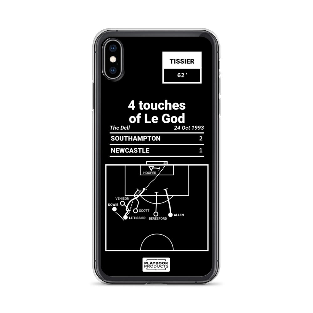 Southampton Greatest Goals iPhone Case: 4 touches of Le God (1993)