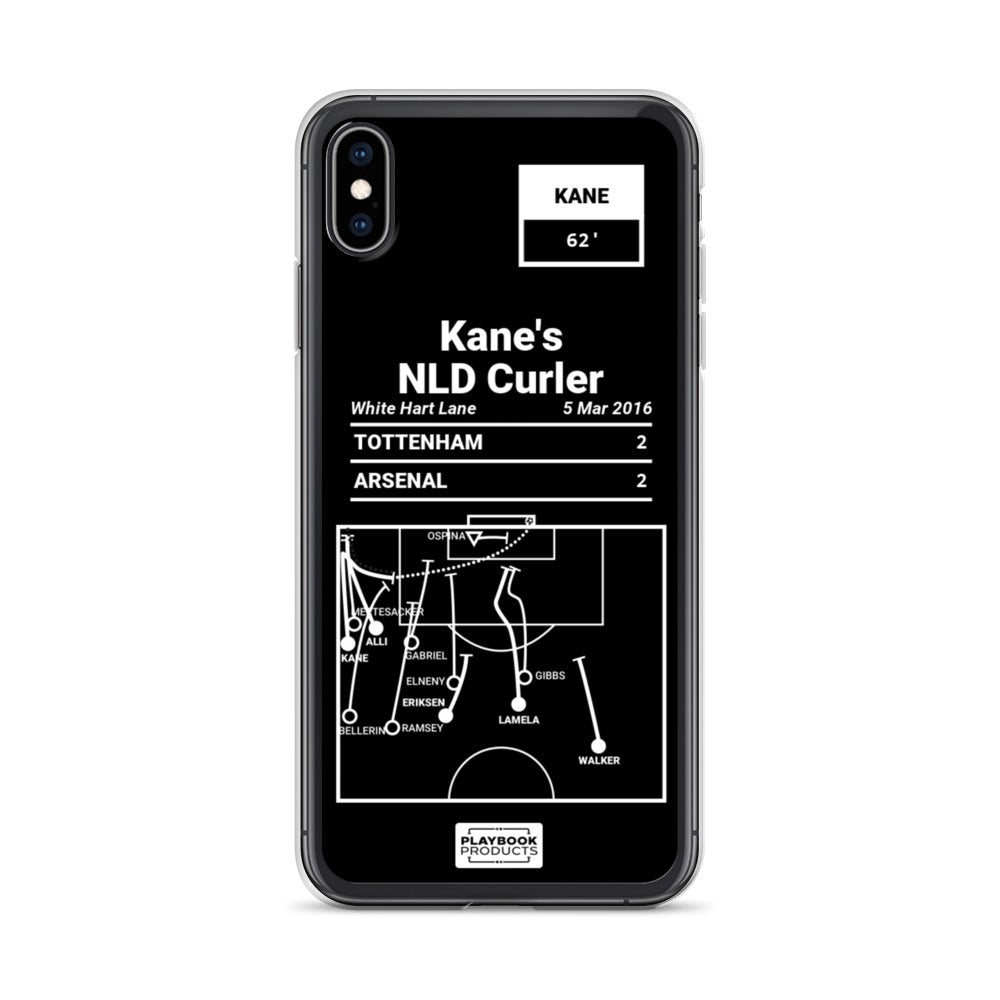 Tottenham Hotspur Greatest Goals iPhone Case: Kane's NLD Curler (2016)