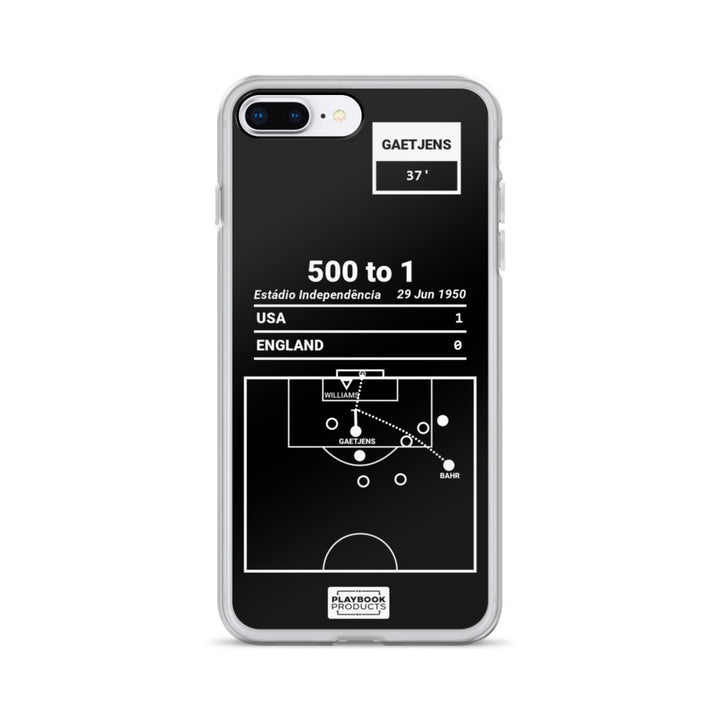 USMNT Greatest Goals iPhone Case: 500 to 1 (1950)