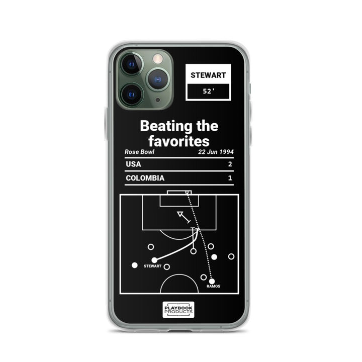 USMNT Greatest Goals iPhone Case: Beating the favorites (1994)