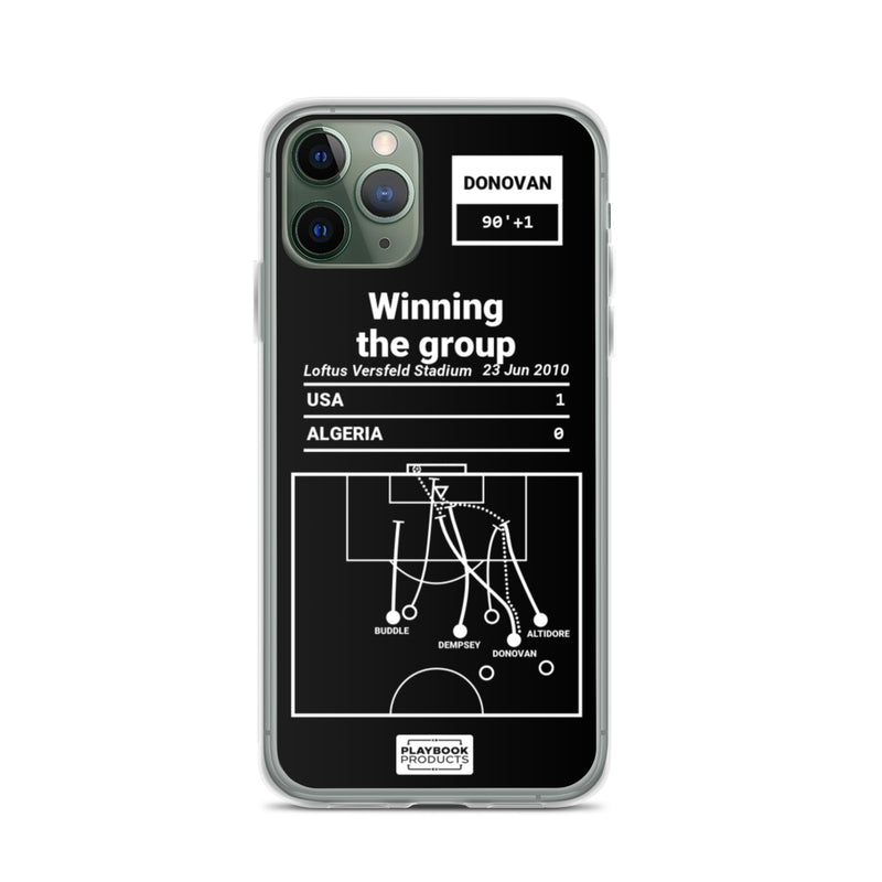 Greatest USMNT Plays iPhone Case: Winning the group (2010)