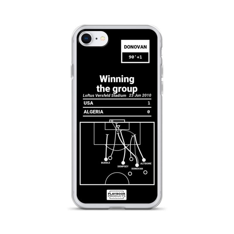 Greatest USMNT Plays iPhone Case: Winning the group (2010)