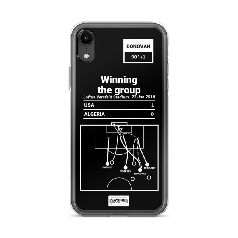 Greatest USMNT Plays iPhone Case: Winning the group (2010)