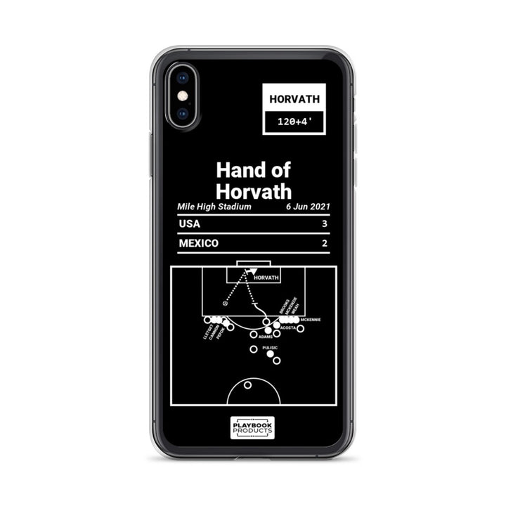 USMNT Greatest Goals iPhone Case: Hand of Horvath (2021)