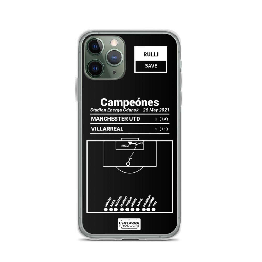 Villarreal Greatest Goals iPhone Case: Campeónes (2021)