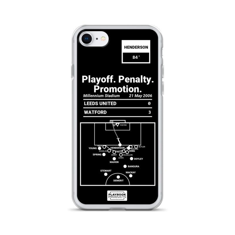 Greatest Watford Plays iPhone Case: Playoff. Penalty. Promotion. (2006)