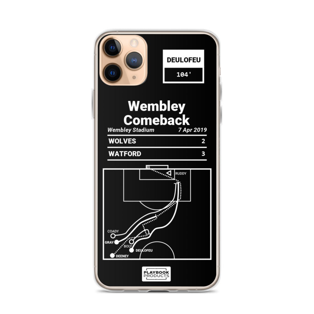 Watford Greatest Goals iPhone Case: Wembley Comeback (2019)