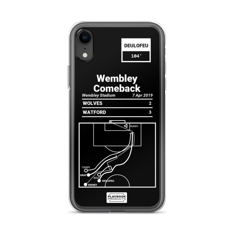 Greatest Watford Plays iPhone Case: Wembley Comeback (2019)