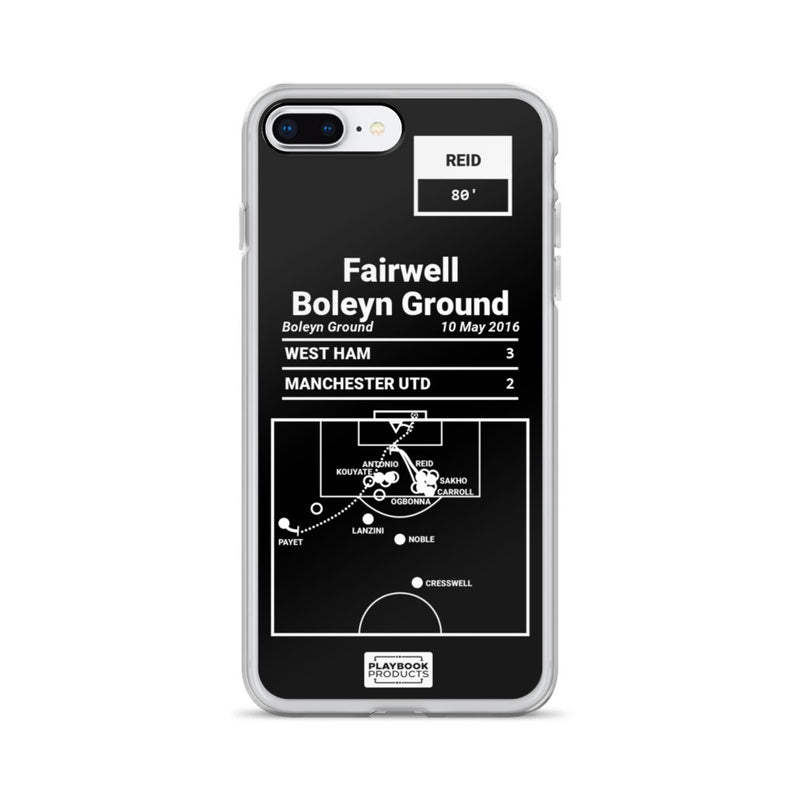 Greatest West Ham United Plays iPhone Case: Fairwell Boleyn Ground (2016)