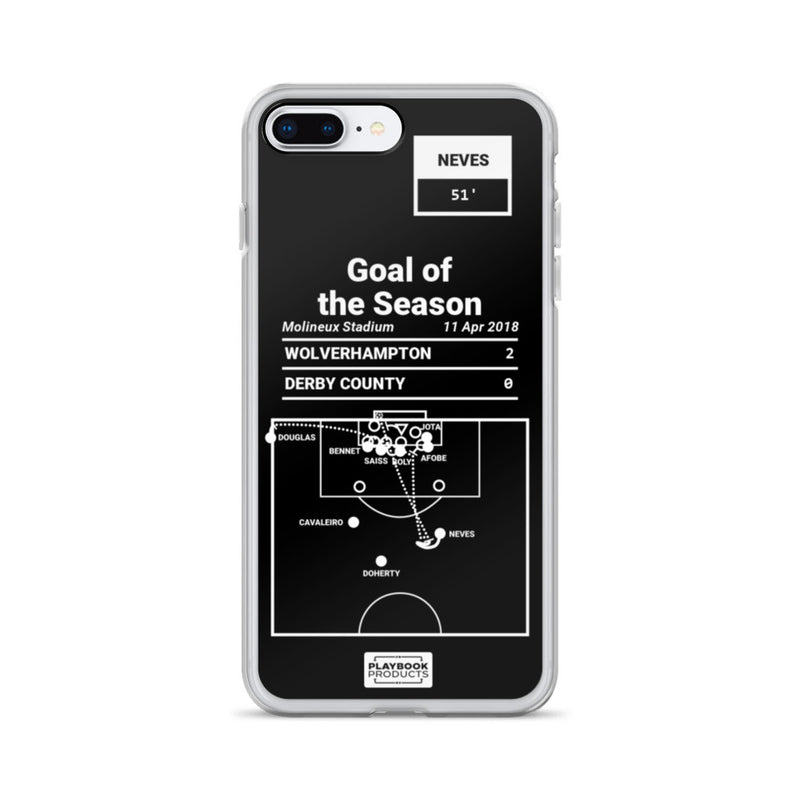 Greatest Wolverhampton Plays iPhone Case: Goal of the Season (2018)