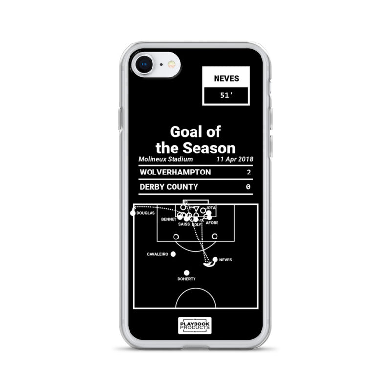 Greatest Wolverhampton Plays iPhone Case: Goal of the Season (2018)