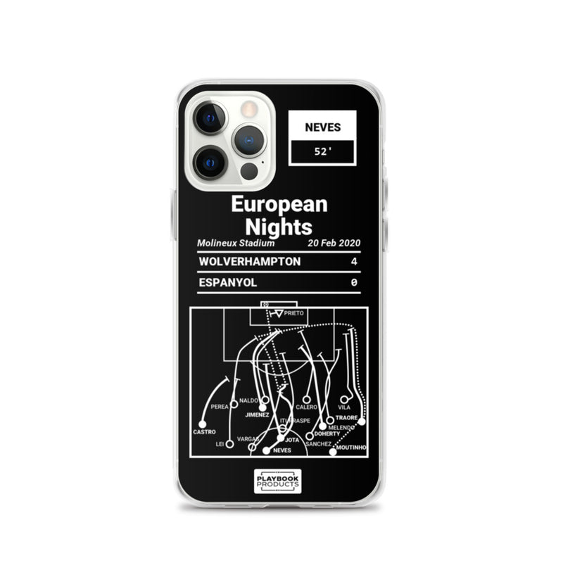 Greatest Wolverhampton Plays iPhone Case: European Nights (2020)