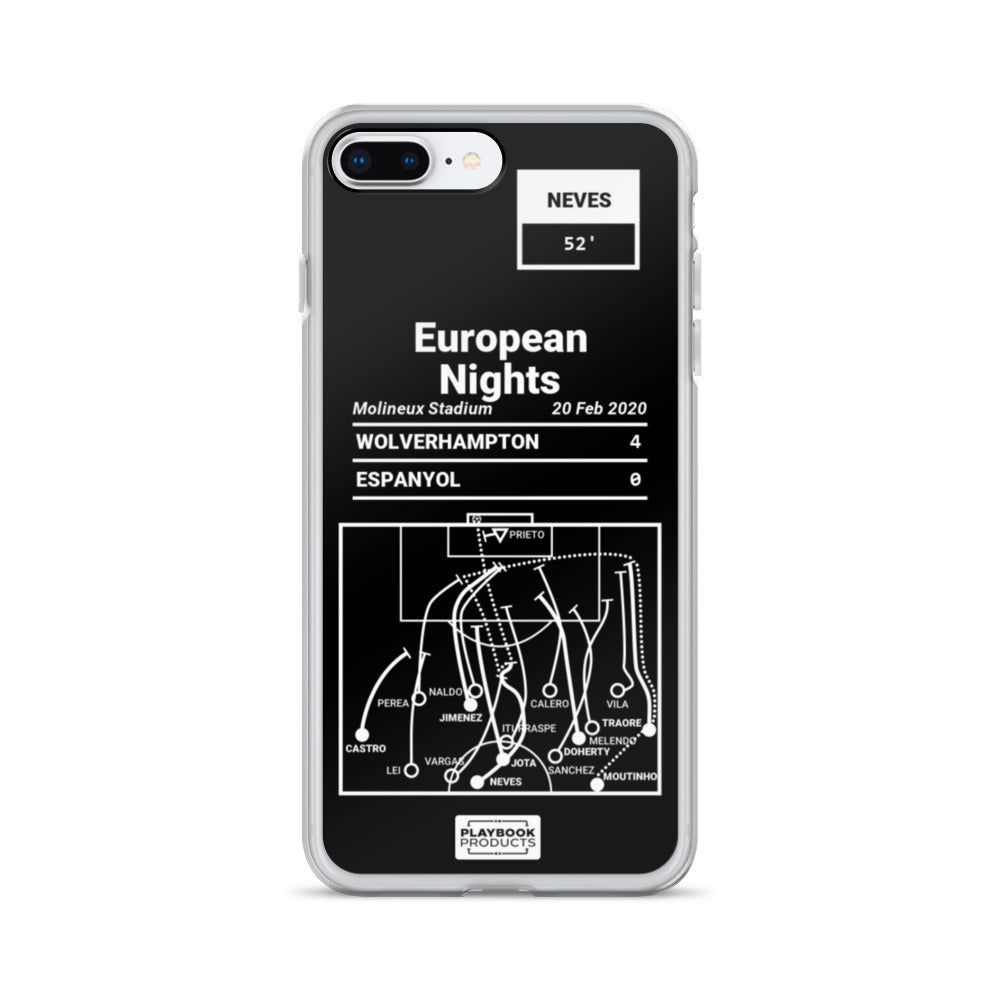 Wolverhampton Greatest Goals iPhone Case: European Nights (2020)