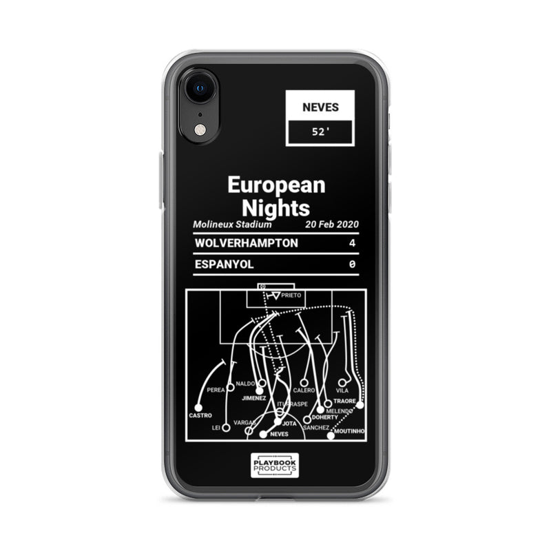 Greatest Wolverhampton Plays iPhone Case: European Nights (2020)