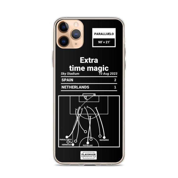 Spain Greatest Goals iPhone Case: Extra time magic (2023)