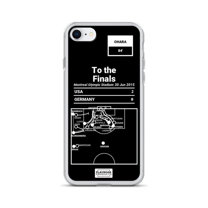 USWNT Greatest Goals iPhone Case: To the Finals (2015)