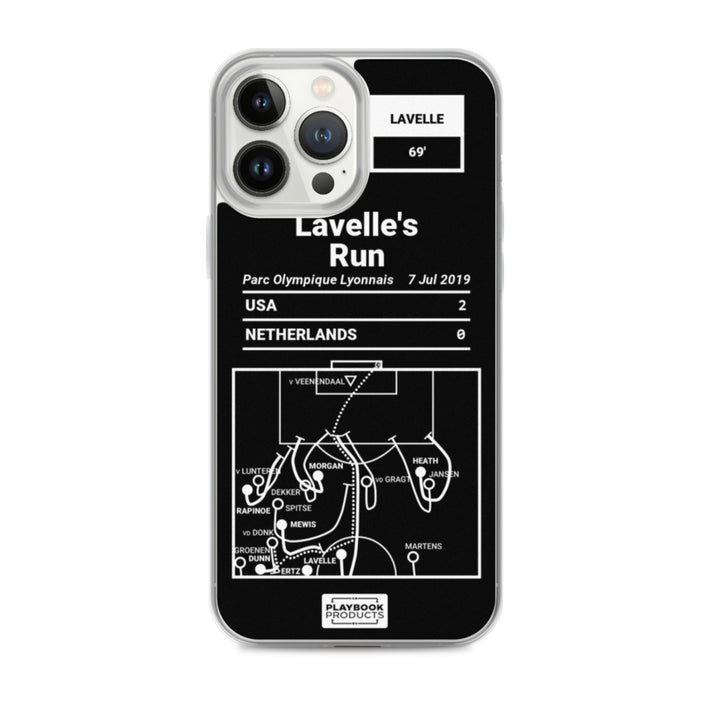 USWNT Greatest Goals iPhone Case: Lavelle's Run (2019)