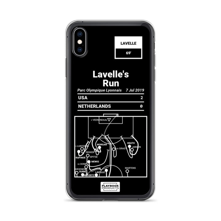 USWNT Greatest Goals iPhone Case: Lavelle's Run (2019)