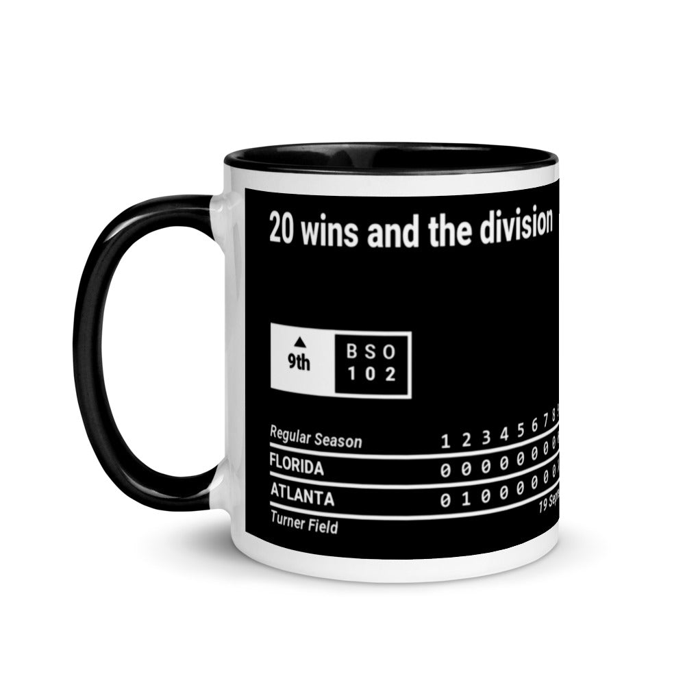 Atlanta Braves Greatest Plays Mug: 20 wins and the division (2003)