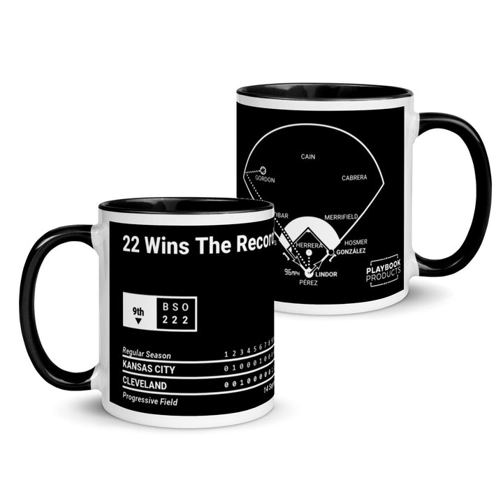 Cleveland Guardians Greatest Plays Mug: 22 Wins The Record (2017)