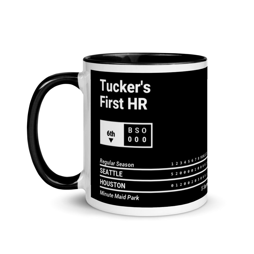 Houston Astros Greatest Plays Mug: Tucker's First HR (2019)