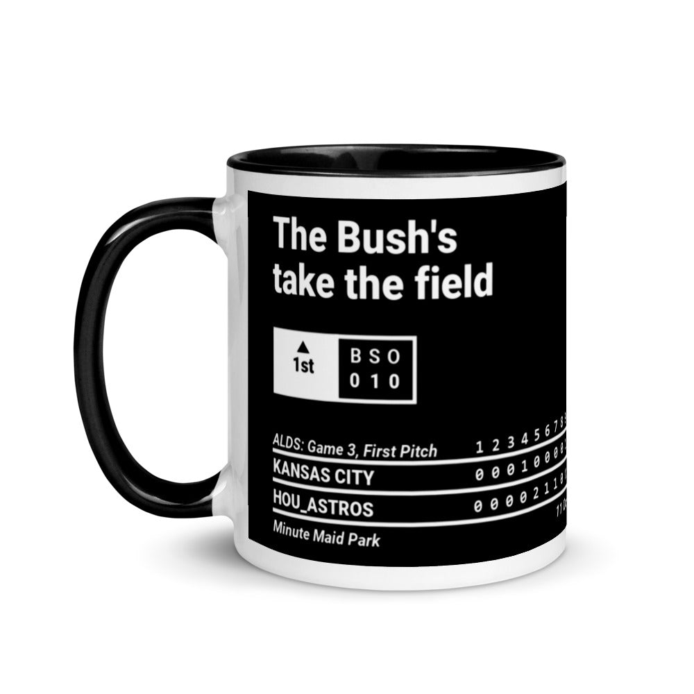 Republican Presidents Greatest Plays Mug: The Bush's take the field (2015)