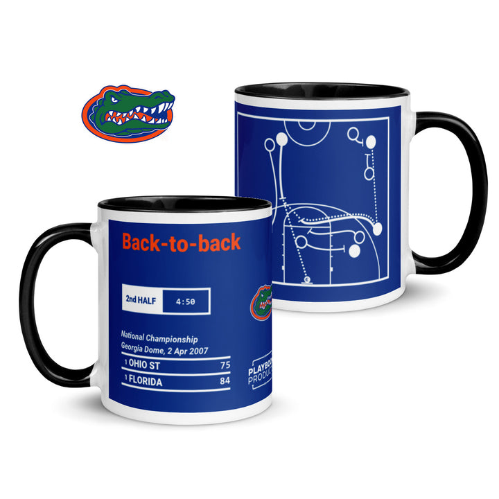 Florida Basketball Greatest Plays Mug: Back-to-back (2007)