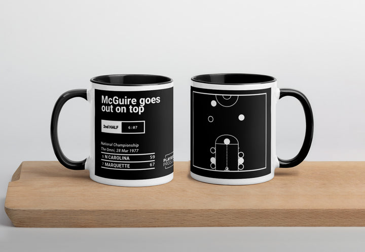 Marquette Basketball Greatest Plays Mug: McGuire goes out on top (1977)