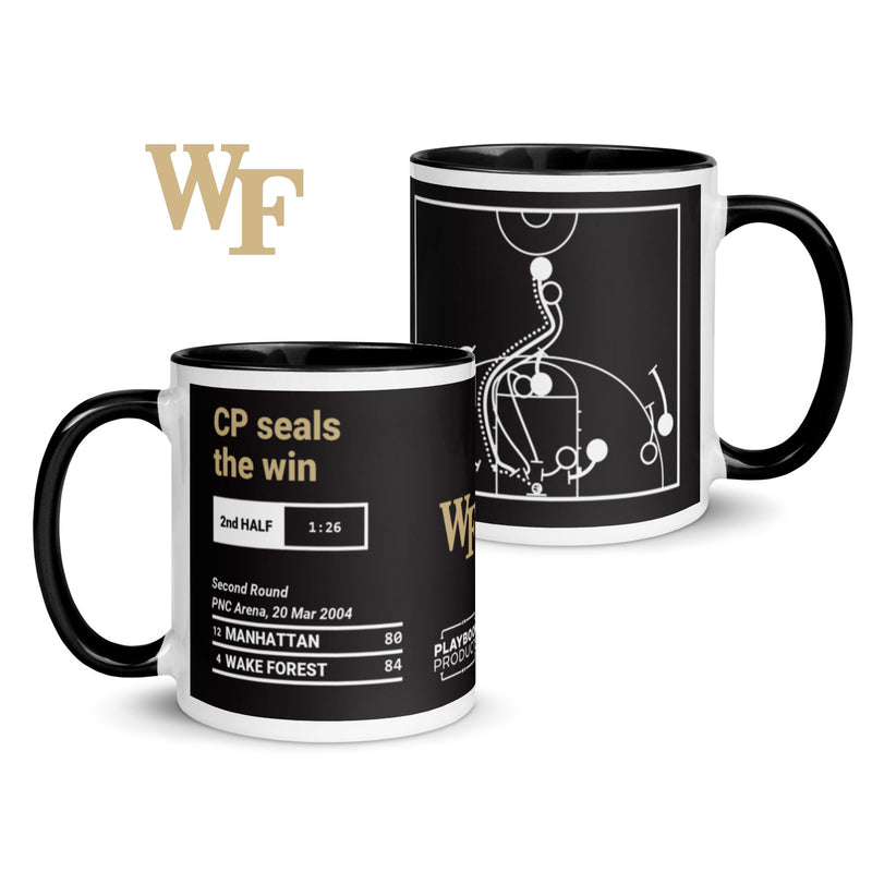 Greatest Wake Forest Basketball Plays Mug: CP seals the win (2004)